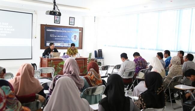 Tingkatkan Publikasi Artikel Ilmiah International, Fakultas Teknik UBB adakan Pendampingan
